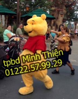 Bán Và Cho Thuê Mascot Gấu Pooh Giá Rẻ Ở Tphcm